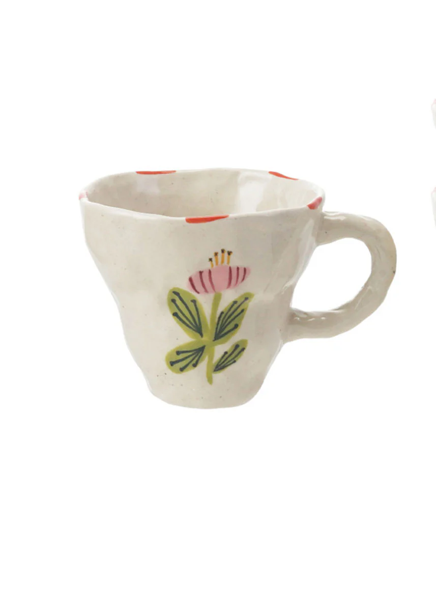 Flower Painted Mug - Image 4