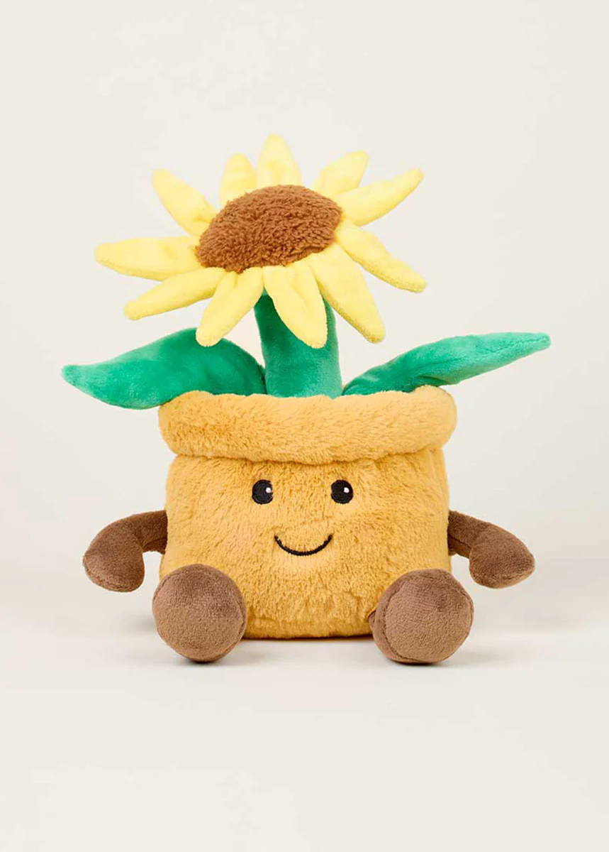 Flower Pot Warmies - Yellow