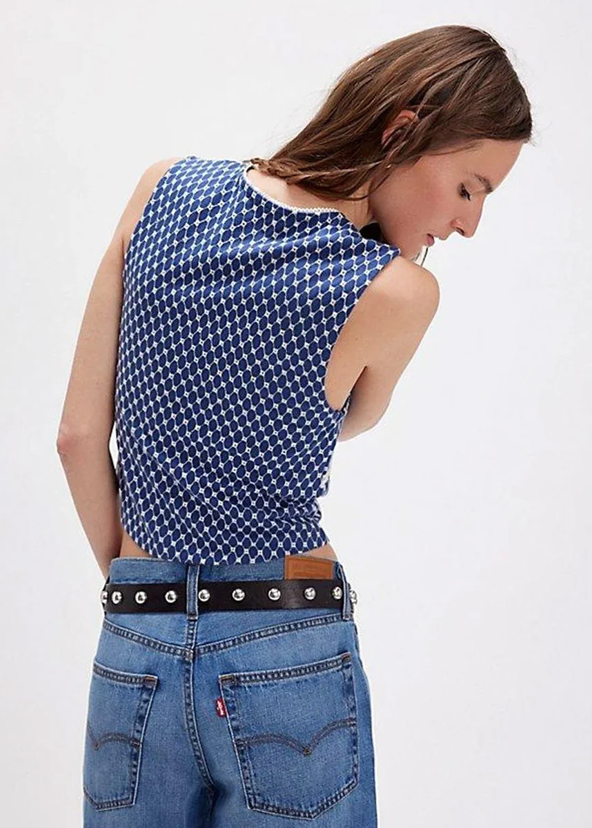 Good Graces Top - Sailor Blue Combo - Image 3
