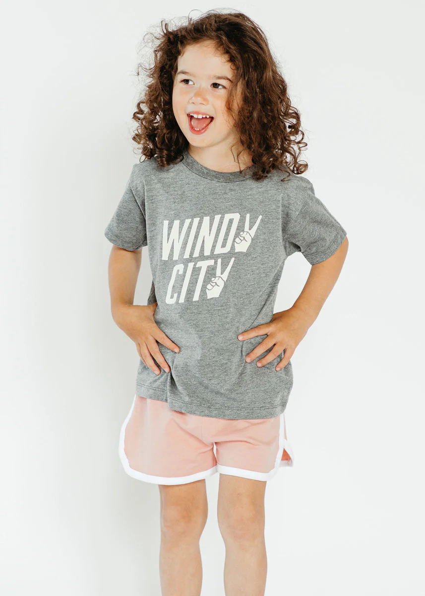 Grey Windy City Tee - Toddler