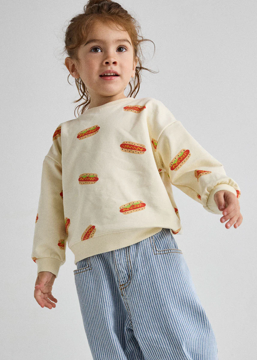 Hot Dog Oversized Sweatshirt