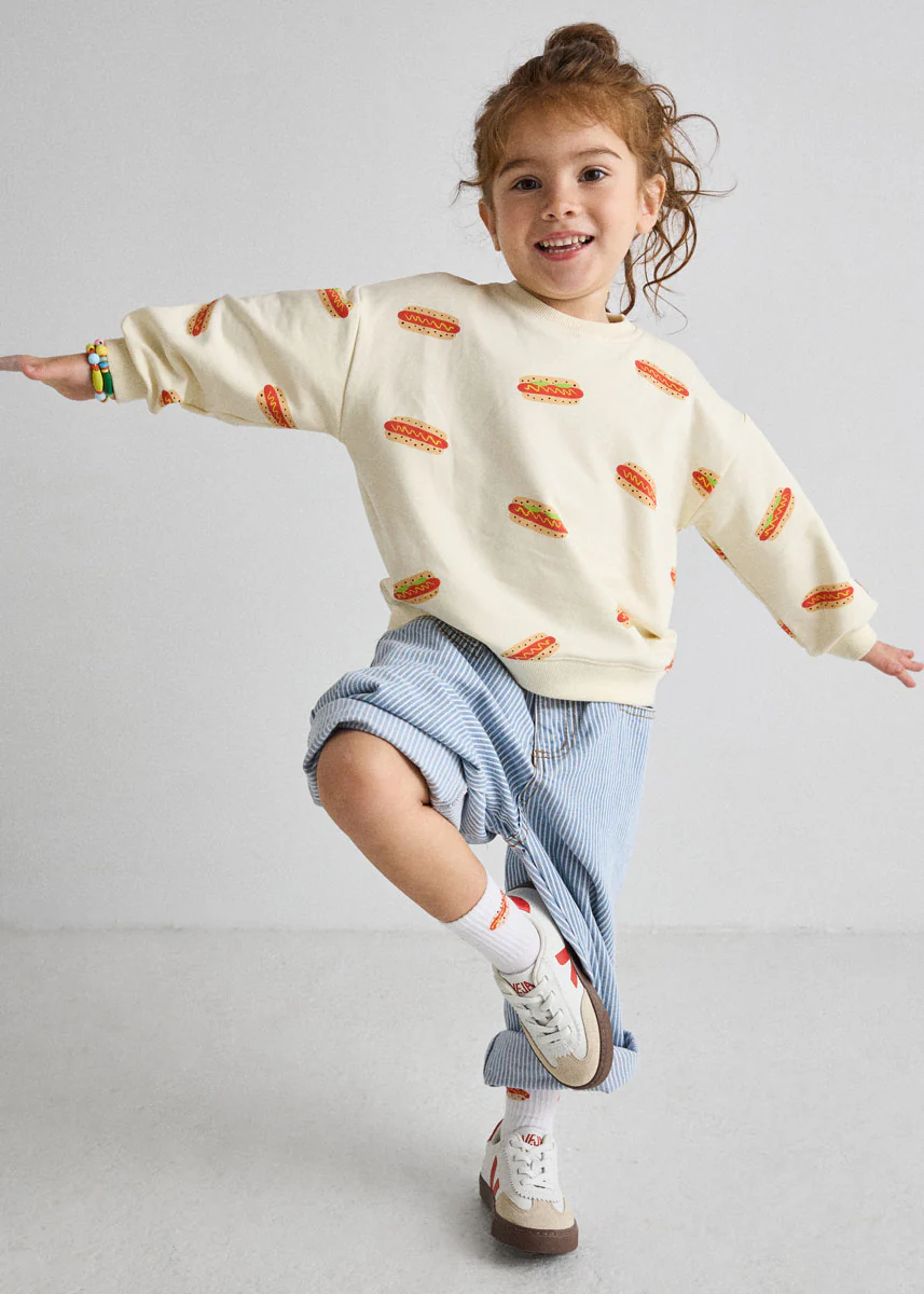 Hot Dog Oversized Sweatshirt - Image 2