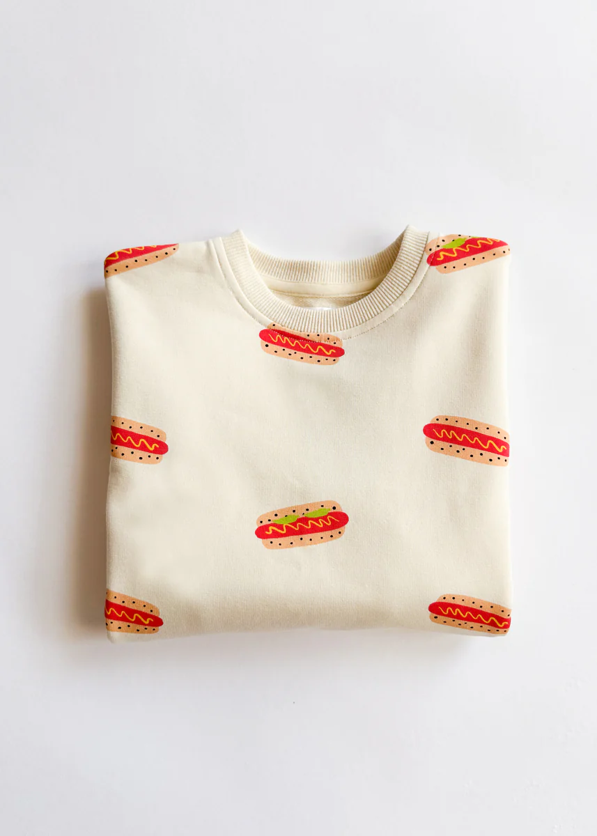 Hot Dog Oversized Sweatshirt - Image 6