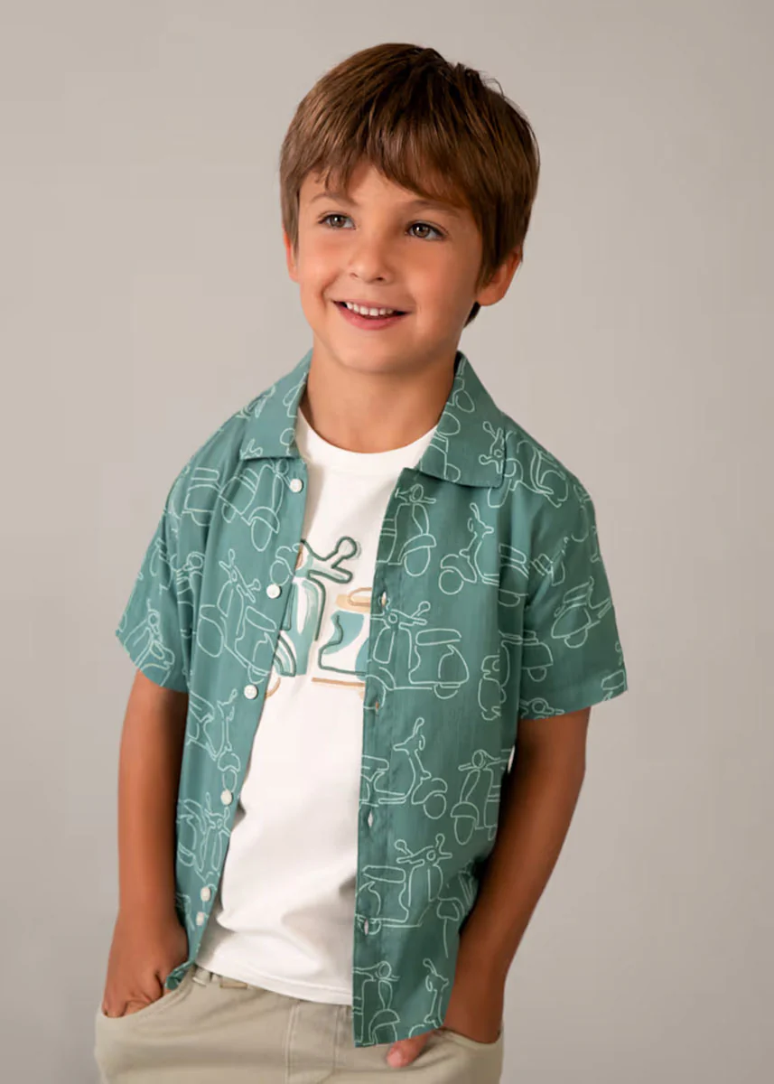 John Joe Button Down - Seaweed - Image 2