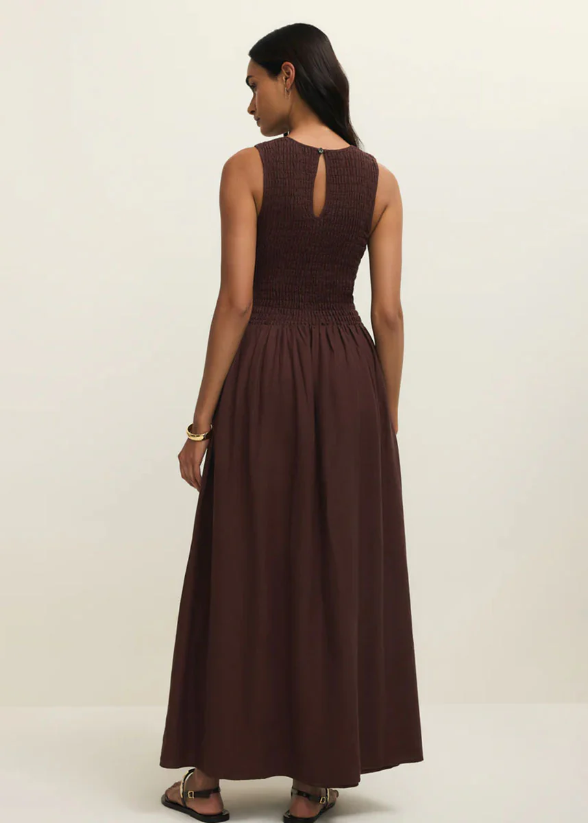 Juniper Maxi Dress - Chocolate Cherry - Image 2