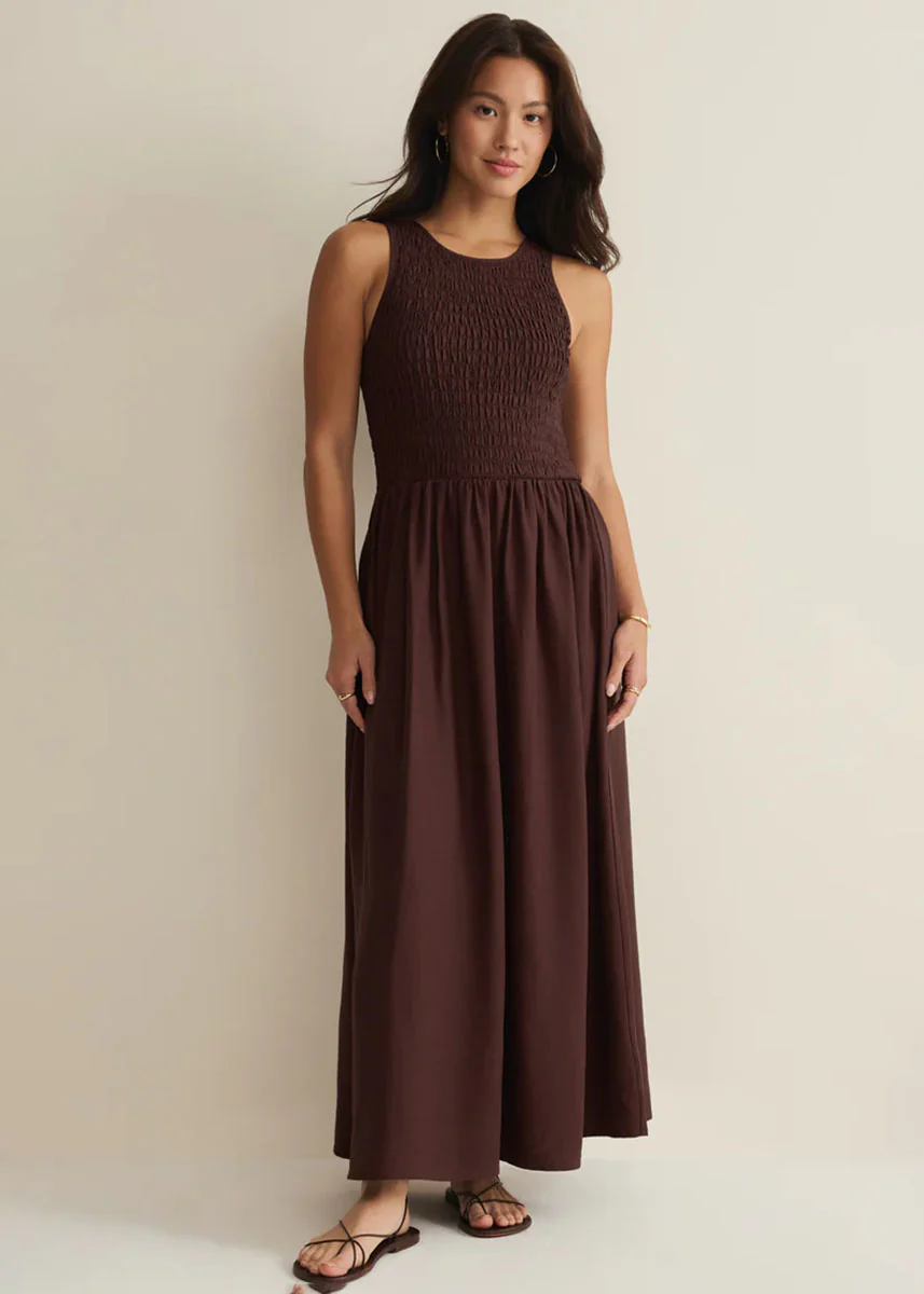 Juniper Maxi Dress - Chocolate Cherry - Image 4