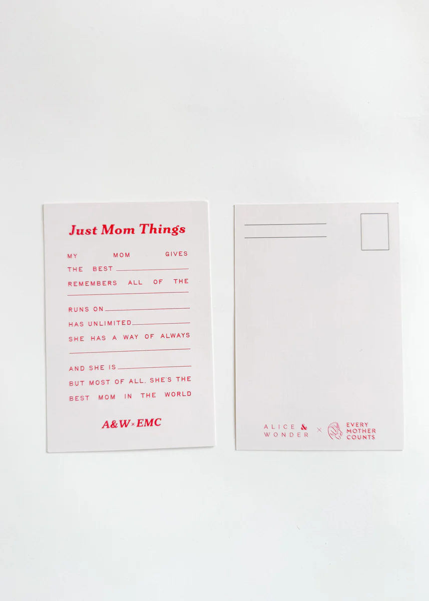 Just Mom Things Postcard - Image 2