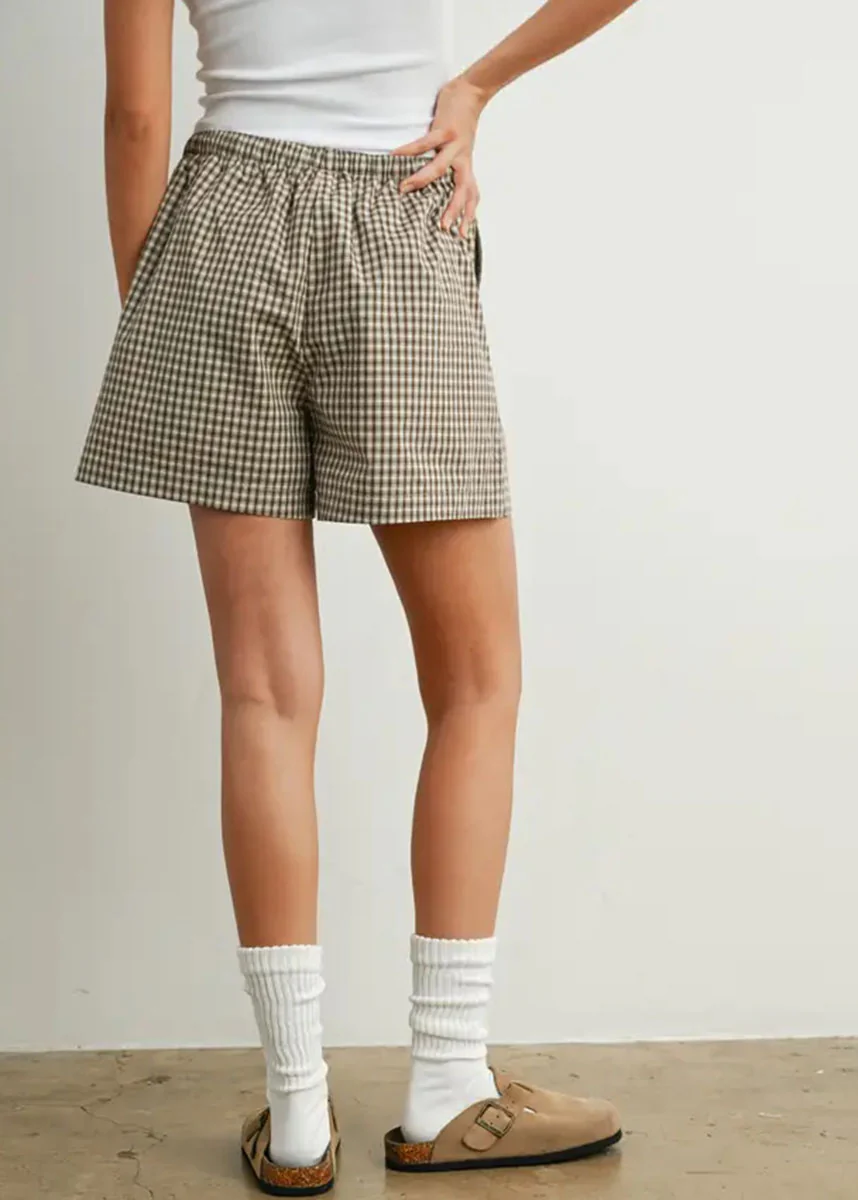Kiah Striped Boxer Short - Brown - Image 3