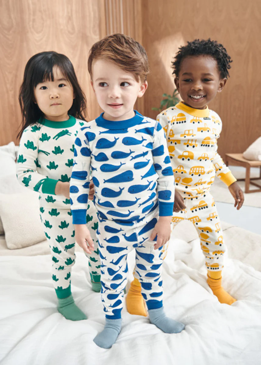 Kids Long John Pajama Set - Ribbit Ribbit - Image 2