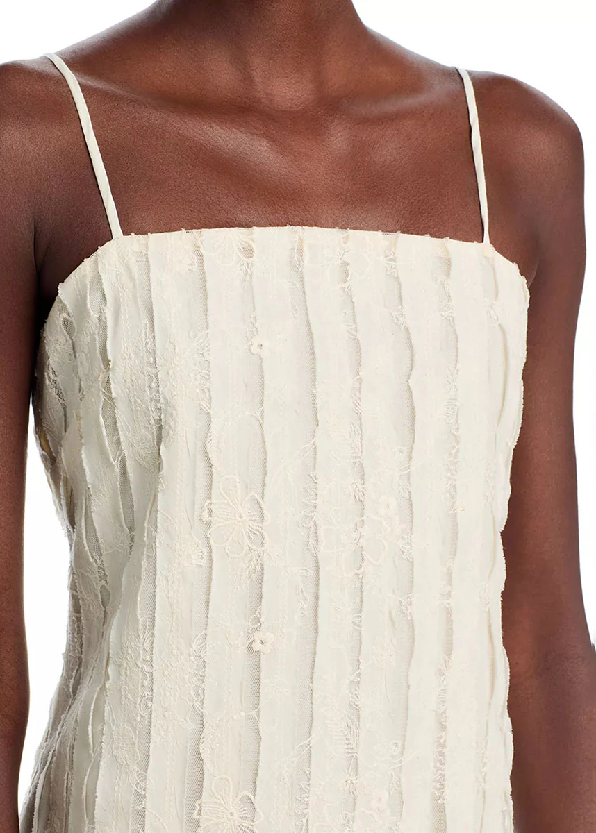 Leonor Midi Dress - Cream - Image 2