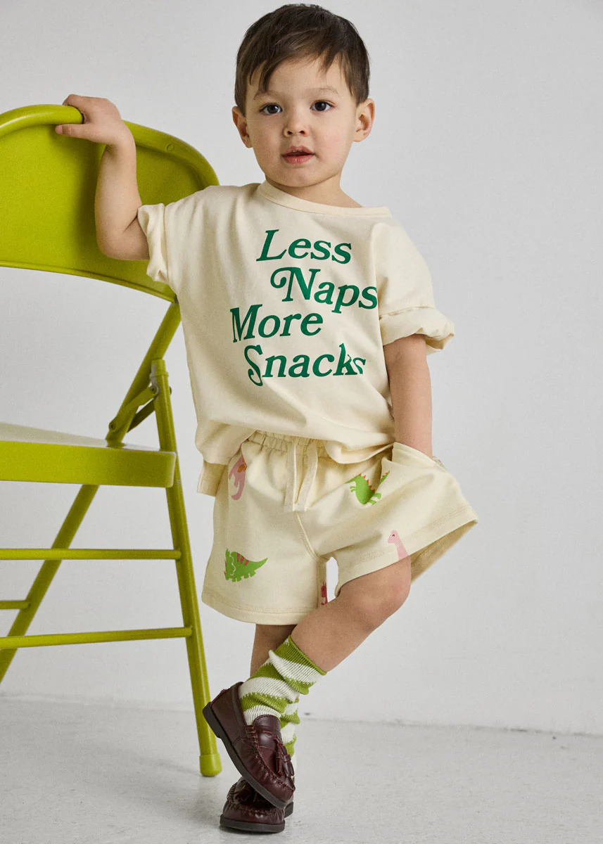 Less Naps More Snacks Oversized Tee