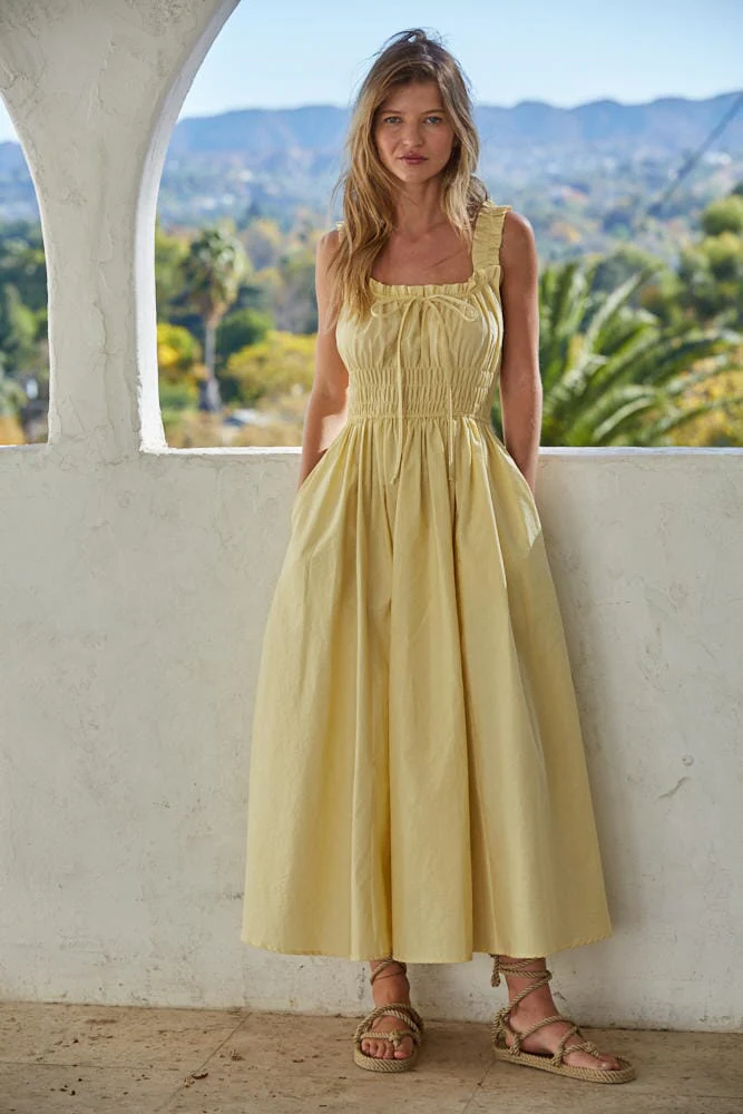 Libra Dress - Yellow - Image 6