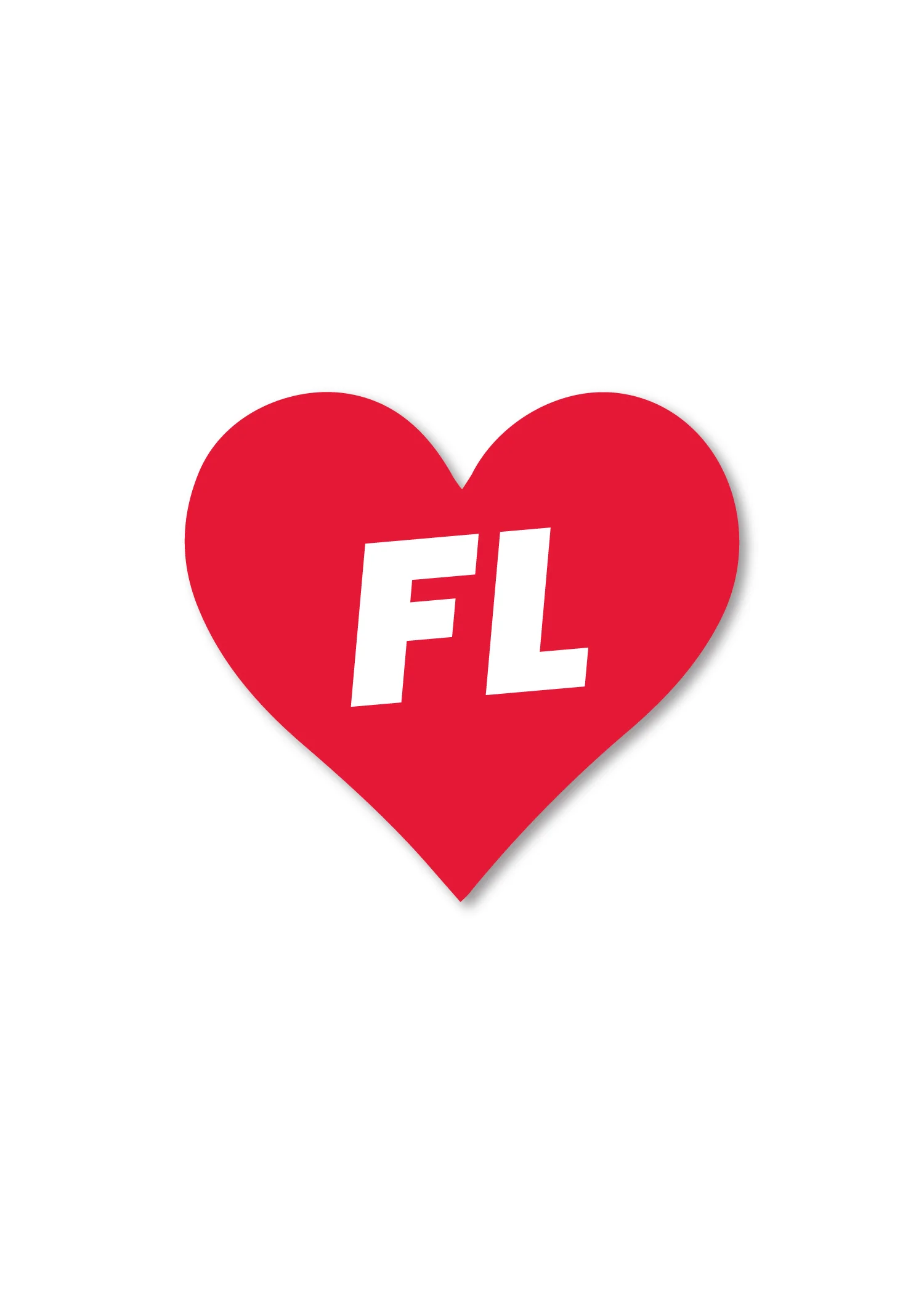 Love Heart Sticker - FL