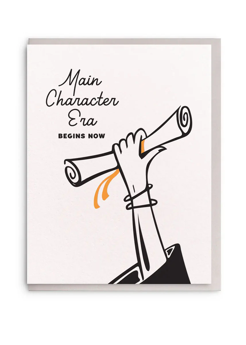 Main Character Graduation Card
