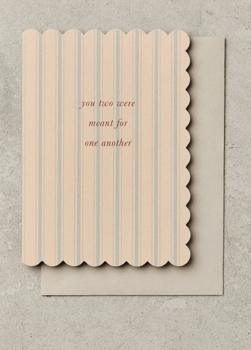 Meant For One Another Love Card