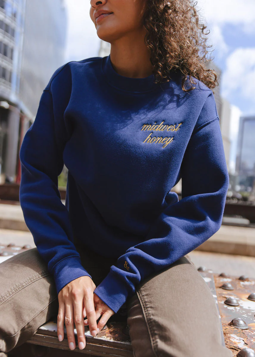 Midwest Honey Script Sweatshirt - Image 3