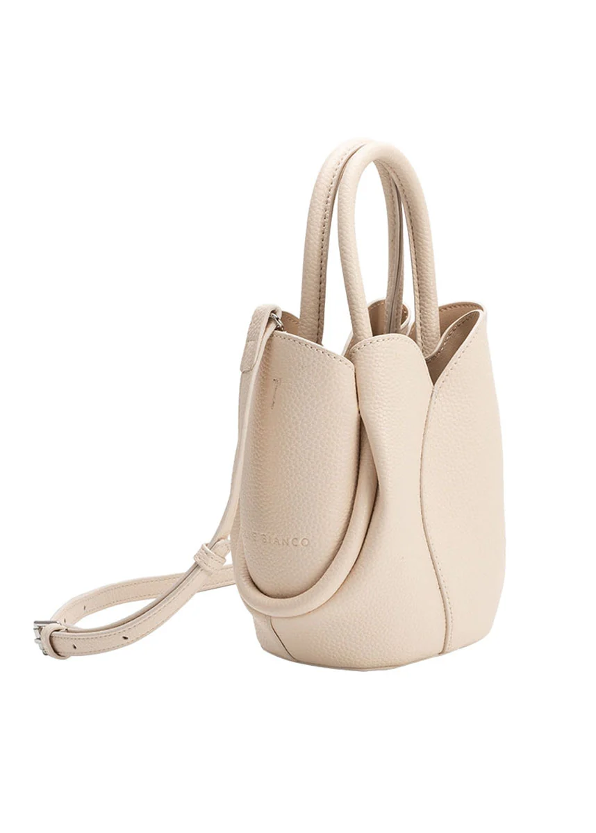 Mini Tulip Handle Bag - Bone - Image 2