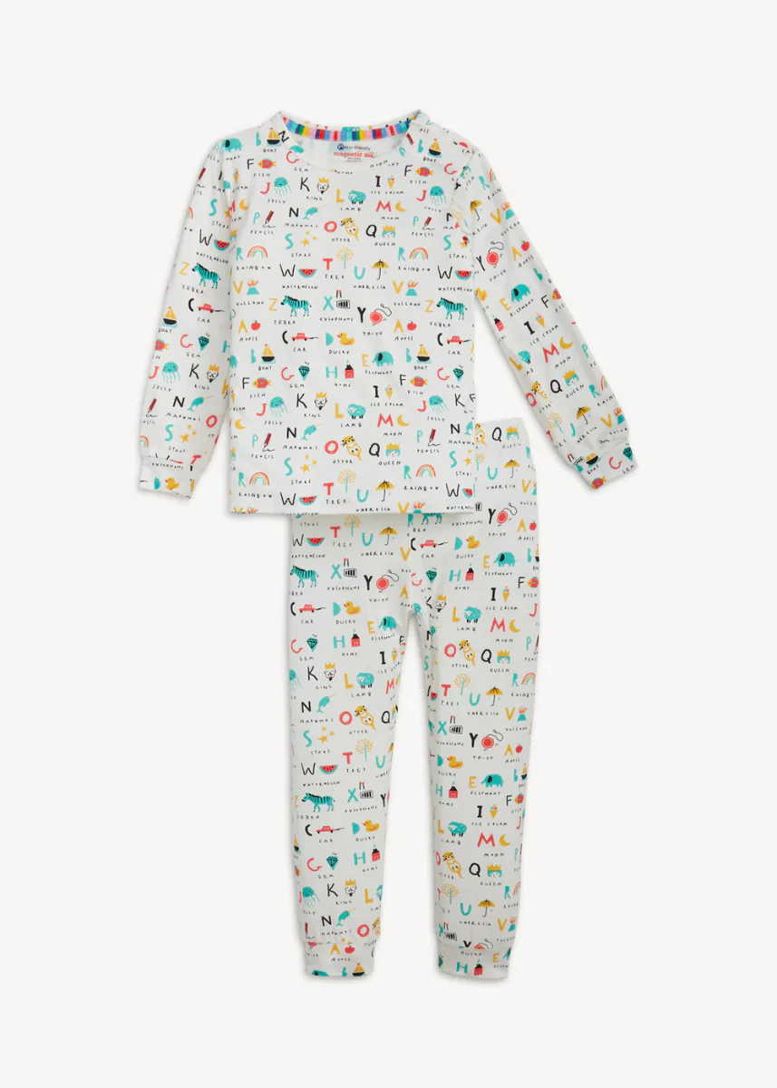 Modal L/S Pajama Set - ABC Love