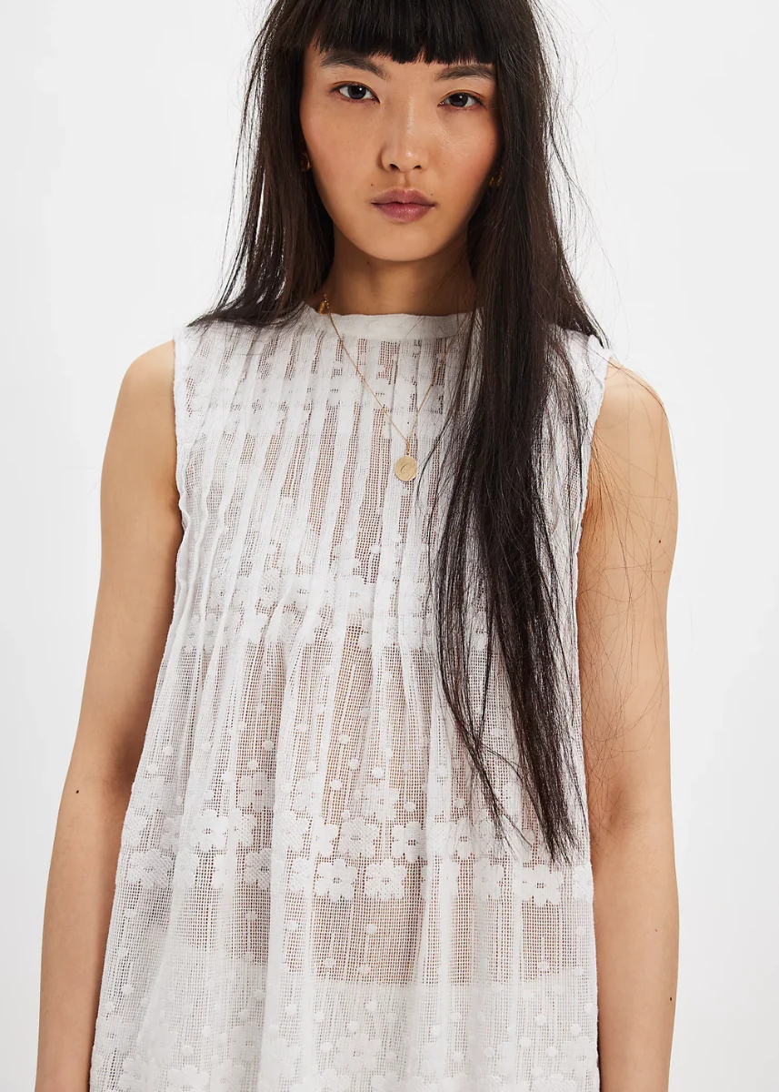 Moon Magic Mesh Tunic - Clean Ivory - Image 2