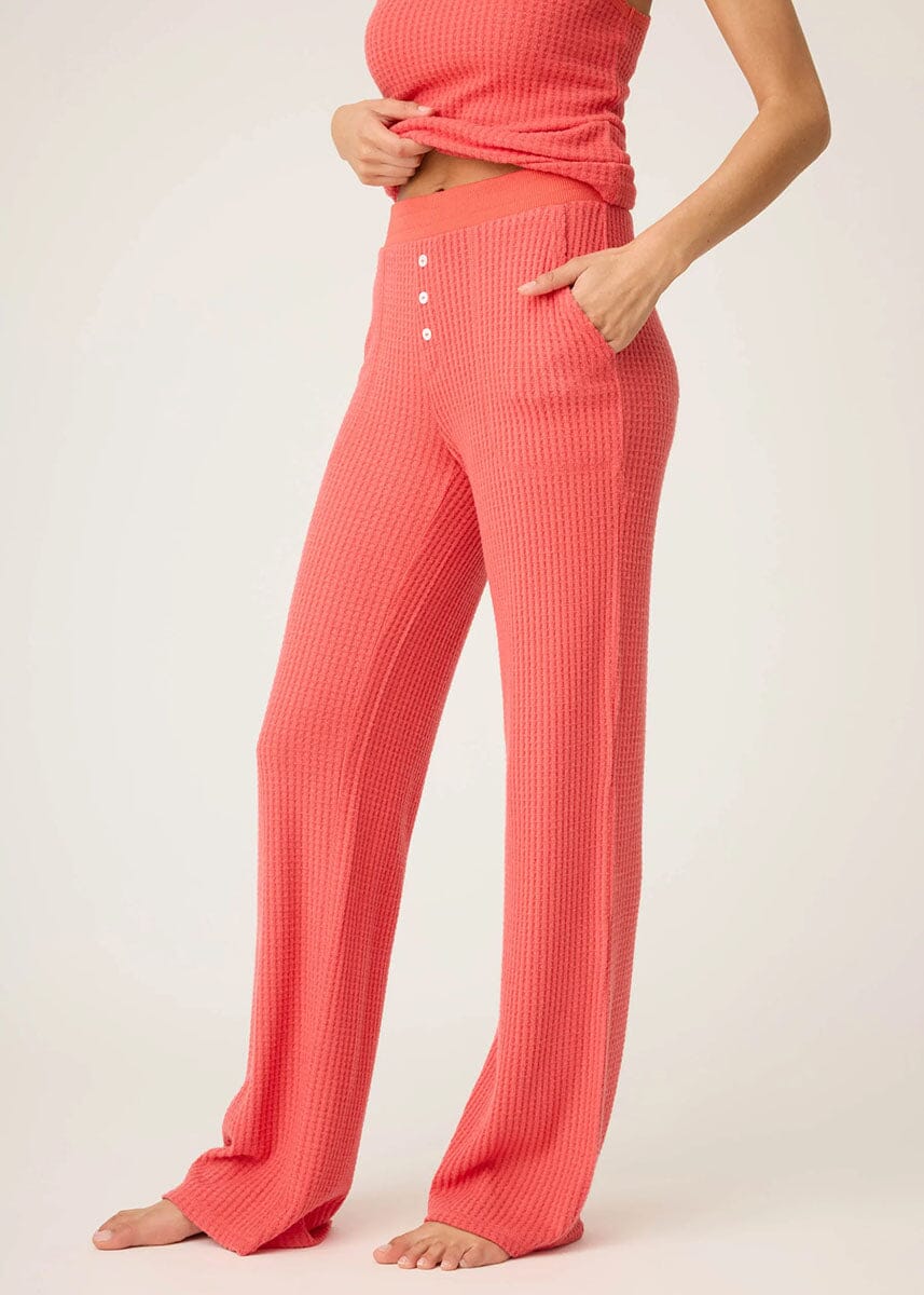 Morning Waffles Lounge Pants - Scarlet - Image 3