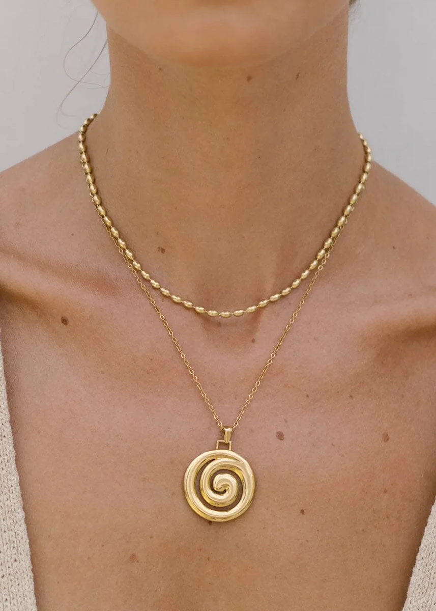 Mykonos Necklace - Gold - Image 2