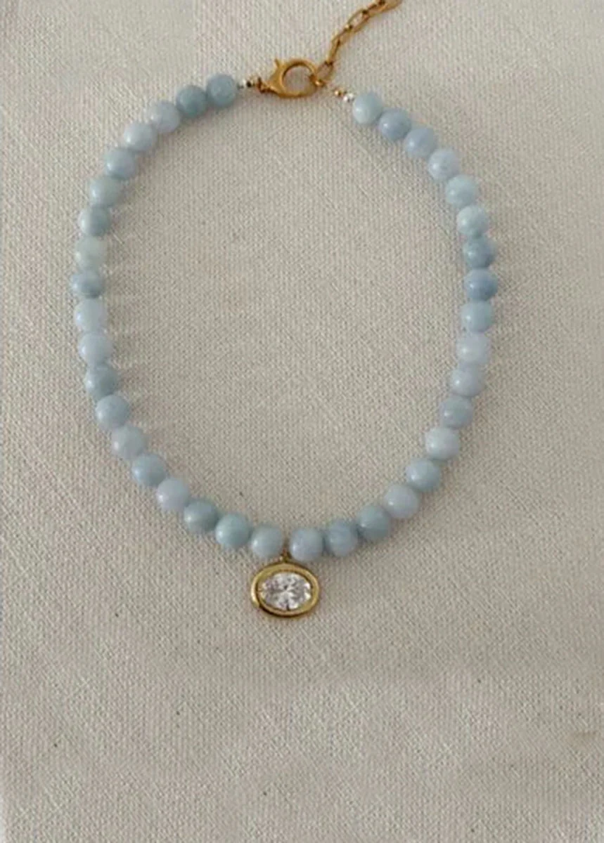 Naples Necklace - Light Blue