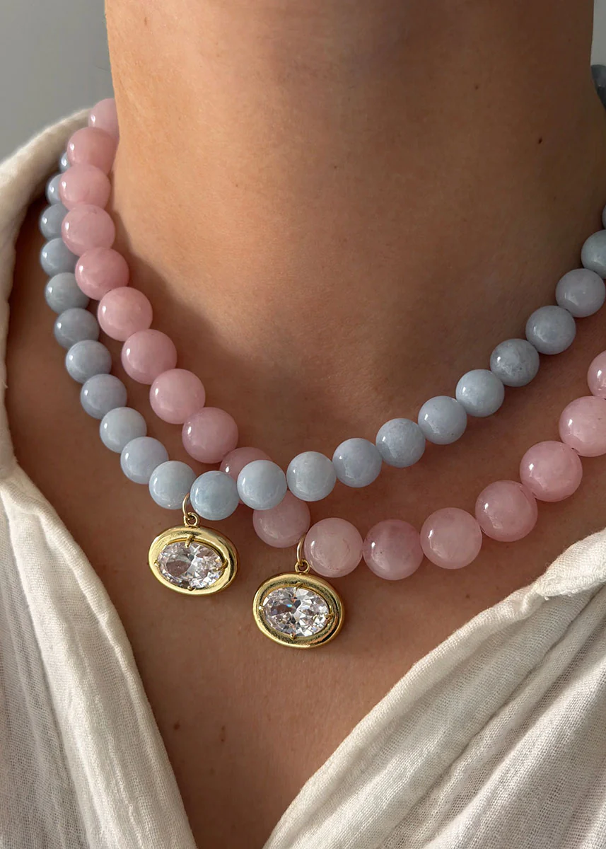 Naples Necklace - Light Blue - Image 3