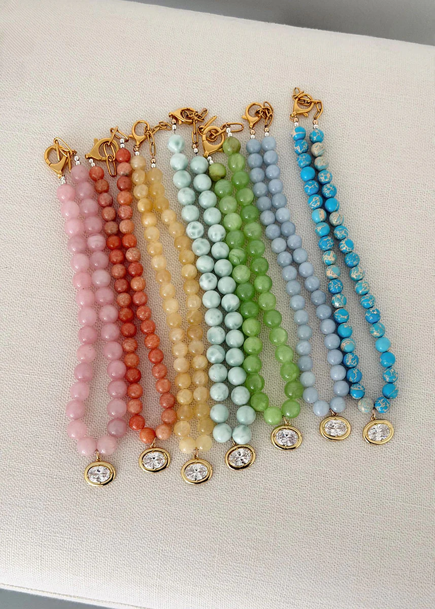 Naples Necklace - Light Blue - Image 4