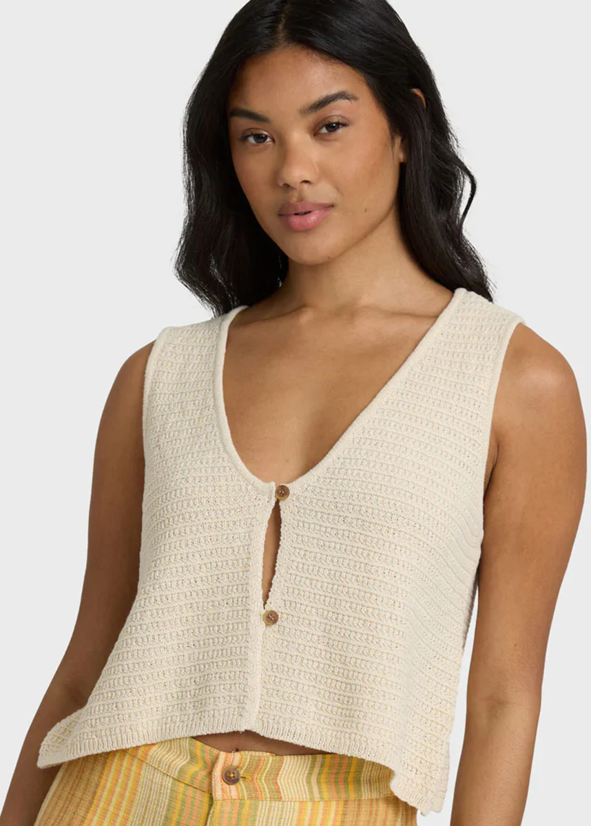 Need Now Sweater Tank - White Cap - Image 4