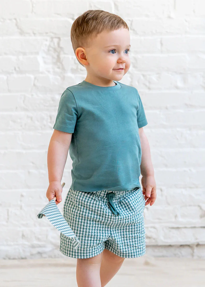 Nixie Seersucker Shorts - Laguna Gingham - Image 2