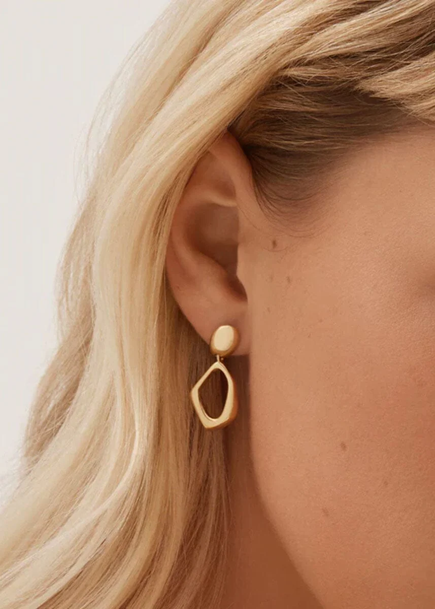 Nova Earrings - Gold - Image 2