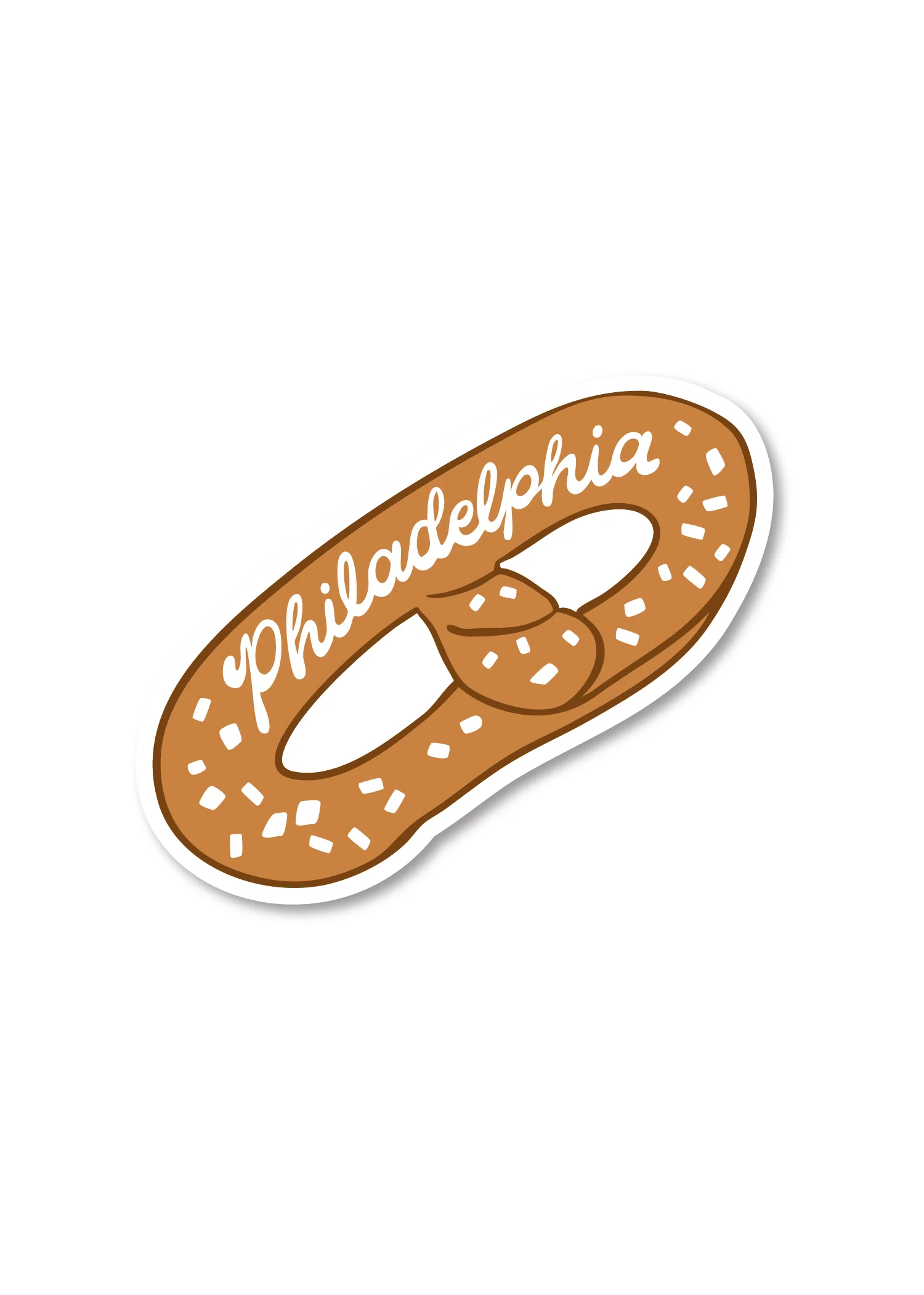 Philly Pretzel Sticker