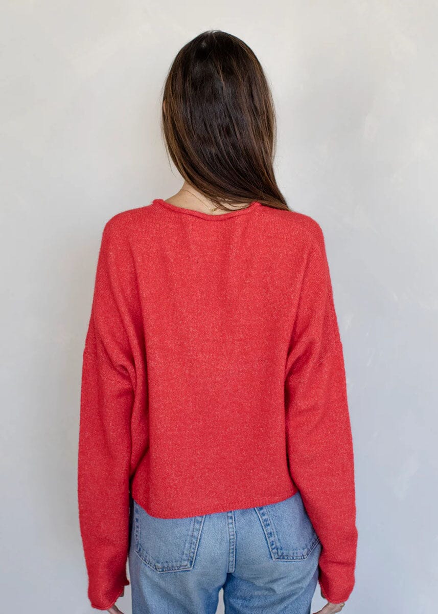 Piper Cardigan - Red - Image 5
