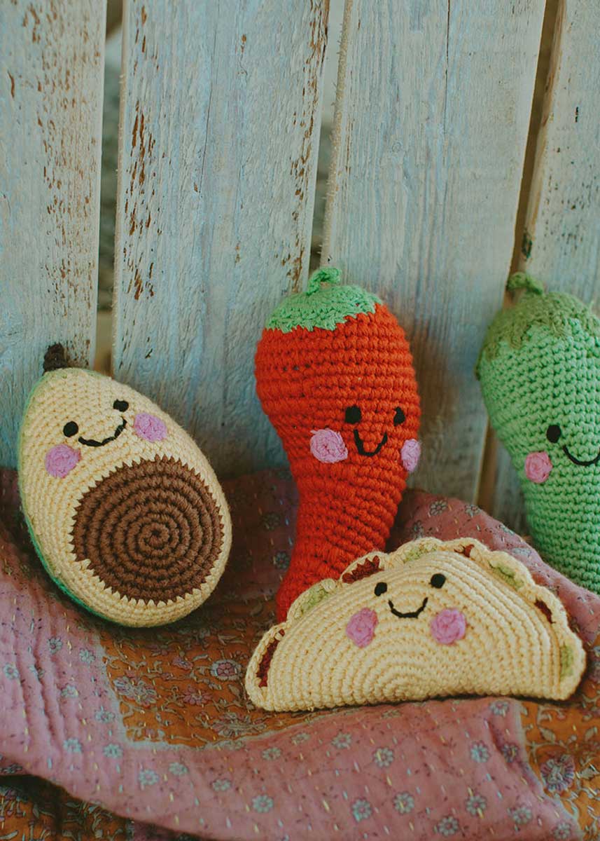 Plush Avocado Rattle - Image 4