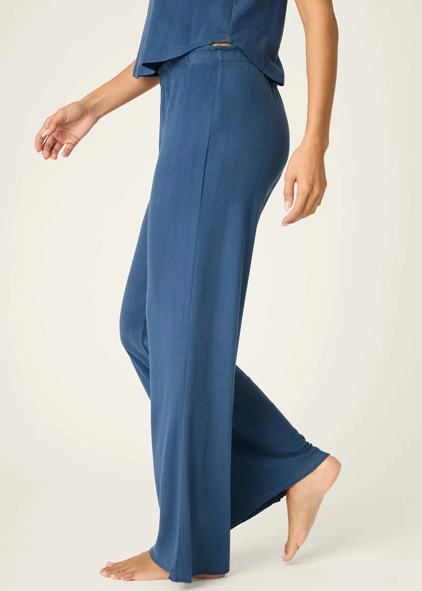Pointelle Essentials Pant - Deep Sea - Image 2