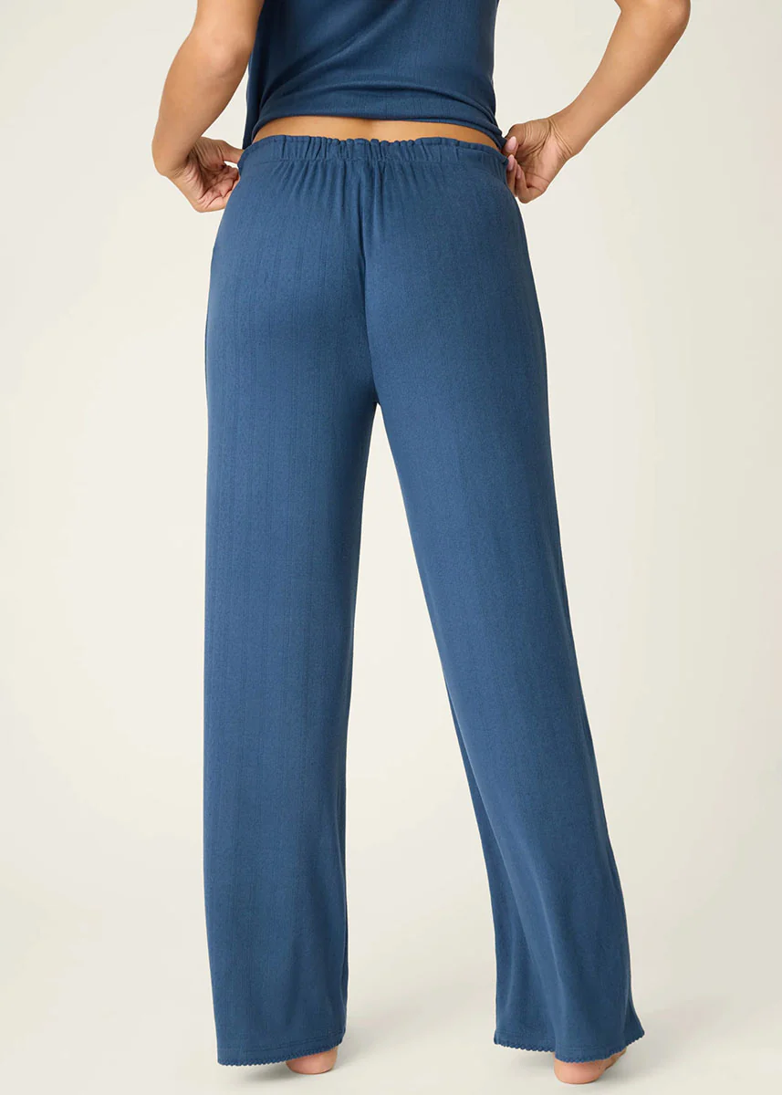 Pointelle Essentials Pant - Deep Sea - Image 3