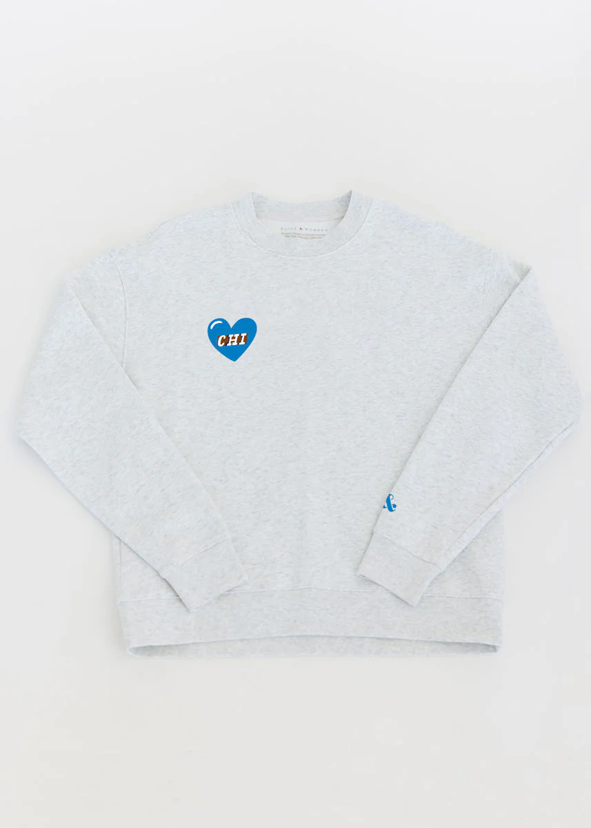 Lurie Children's Hospital Patches Crewneck - Ash Grey - Image 3