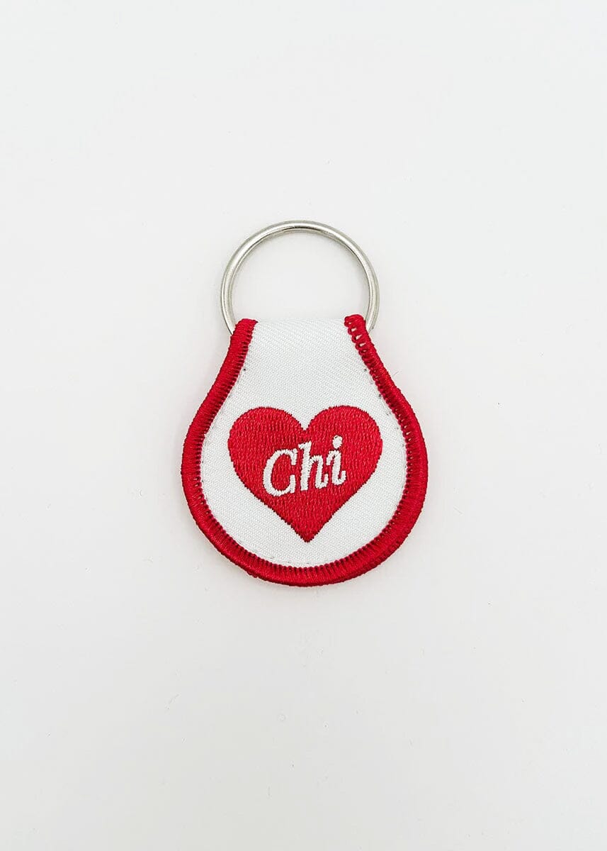 Red Heart Chi Patch Keychain - Image 5