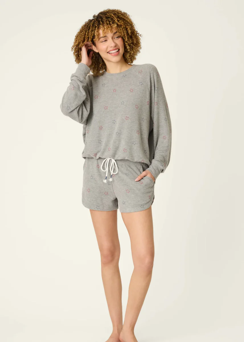 Red, White & Woof Short - Dark Heather Grey - Image 3