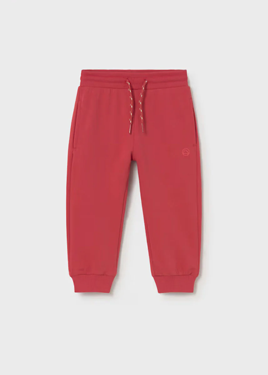 Renley Cuffed Fleece Sweatpants - Tomato