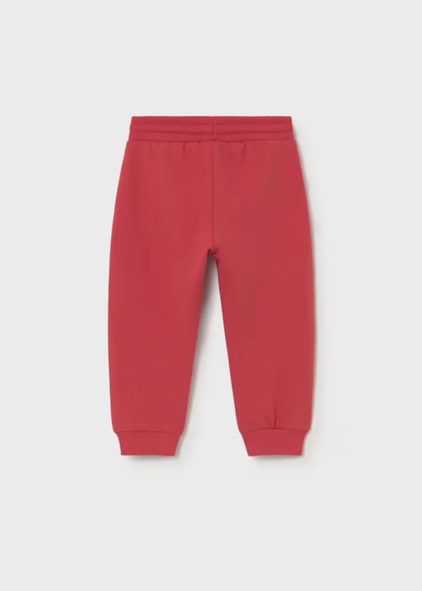 Renley Cuffed Fleece Sweatpants - Tomato - Image 2