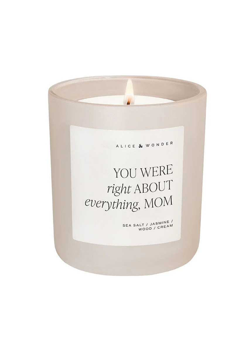 Right About Everything, Mom Soy Candle - 15oz - Image 2