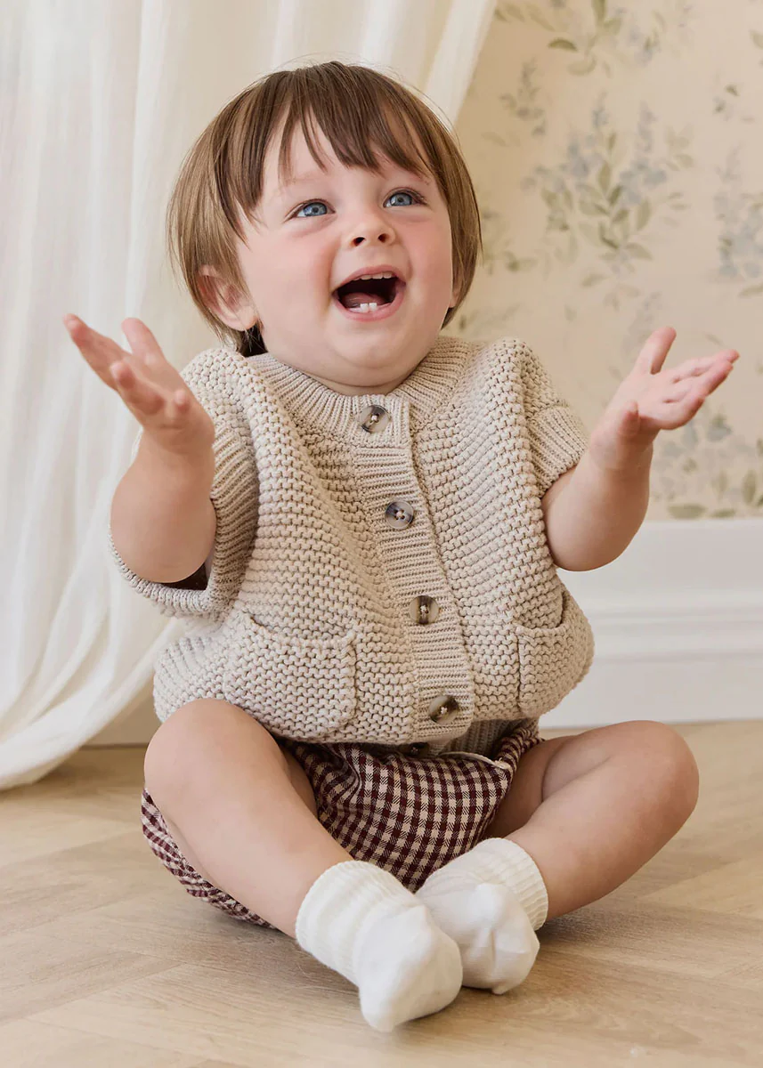 Rome Knit Vest - Oat - Image 3