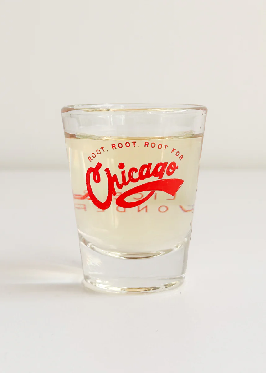 Root, Root, Root For Chicago Shot Glass