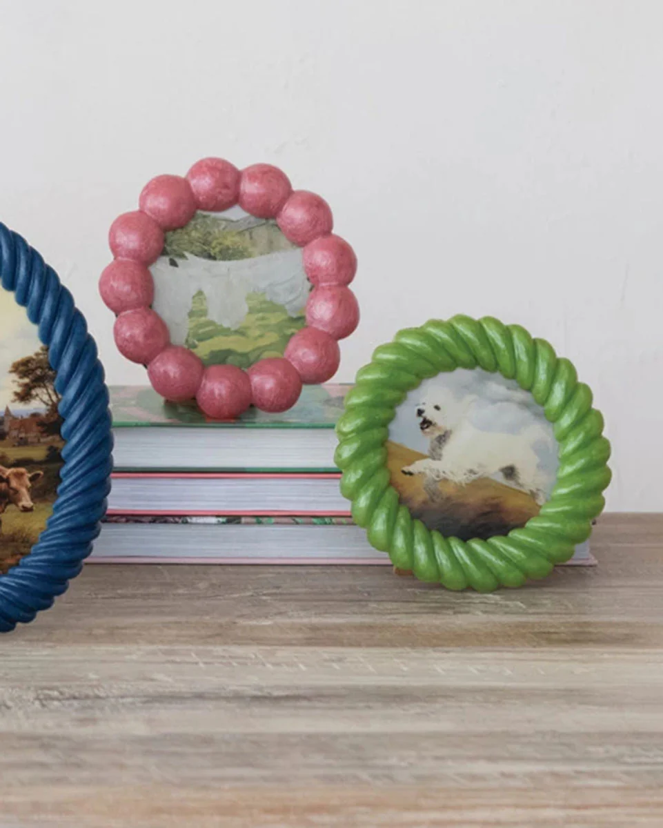 Round Bauble Picture Frame - Pink - Image 2
