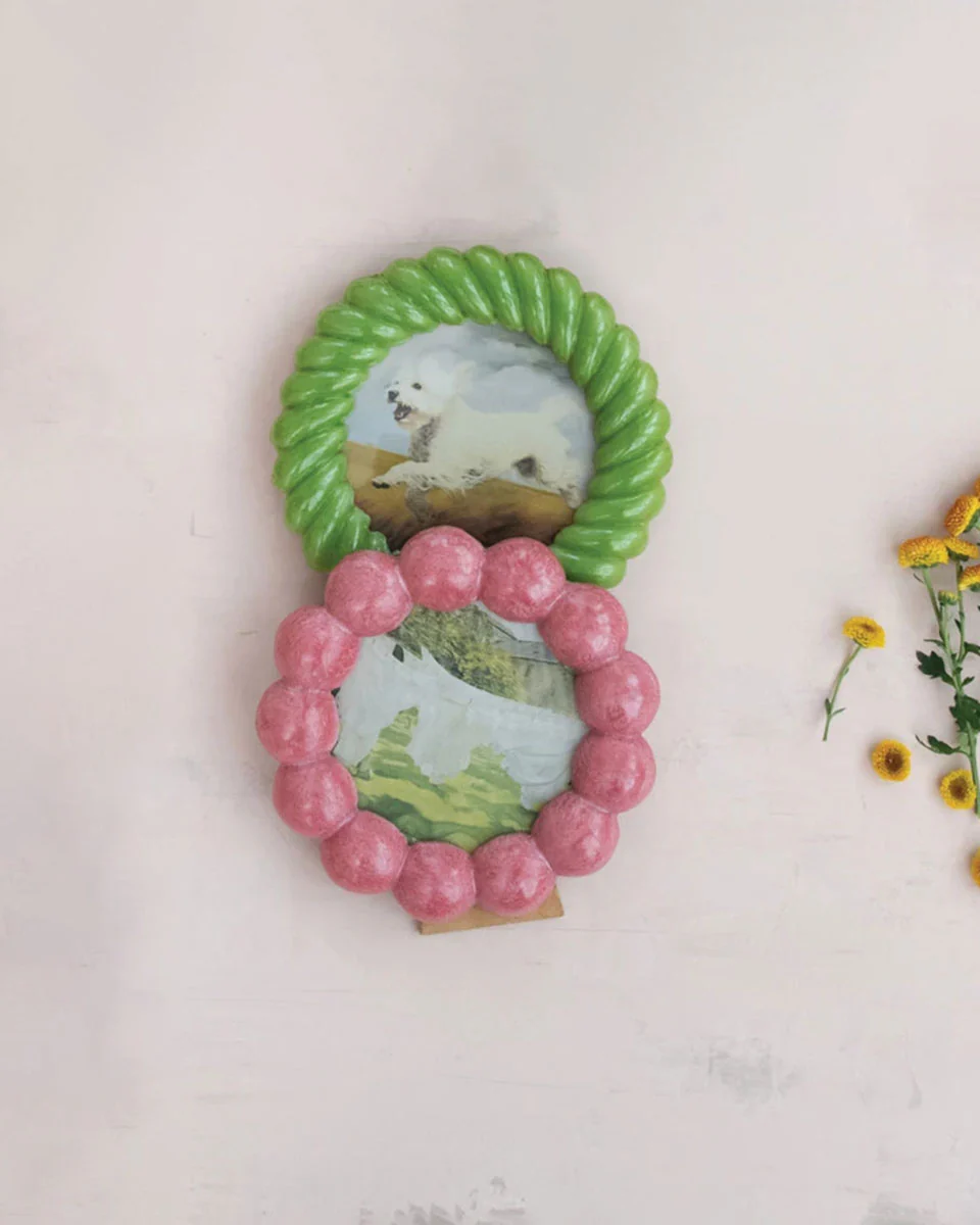 Round Bauble Picture Frame - Pink - Image 3