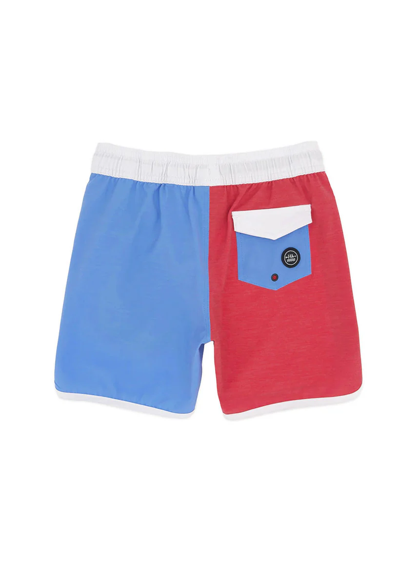 Scallop Boardshort - True Red - Image 2