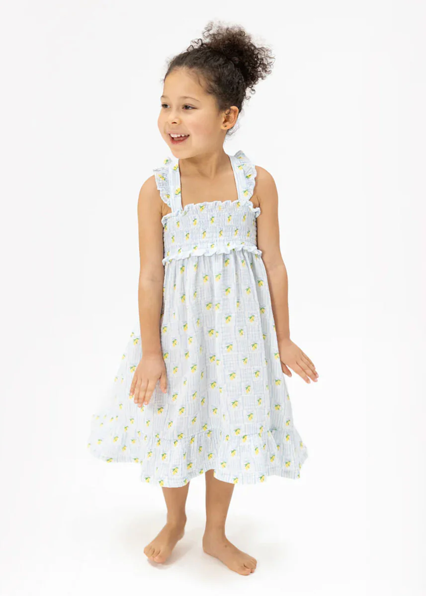 Smocked Ruffle Sundress - Lovely Lemons - Image 4