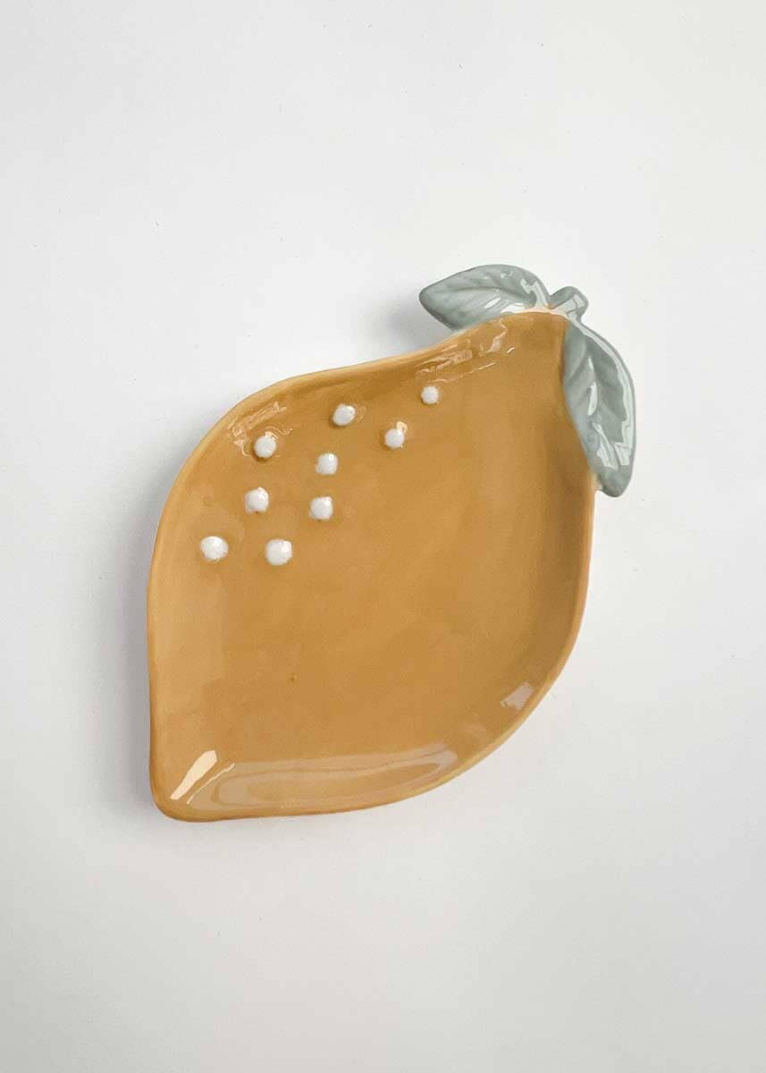 Stoneware Fruit Dish - Lemon