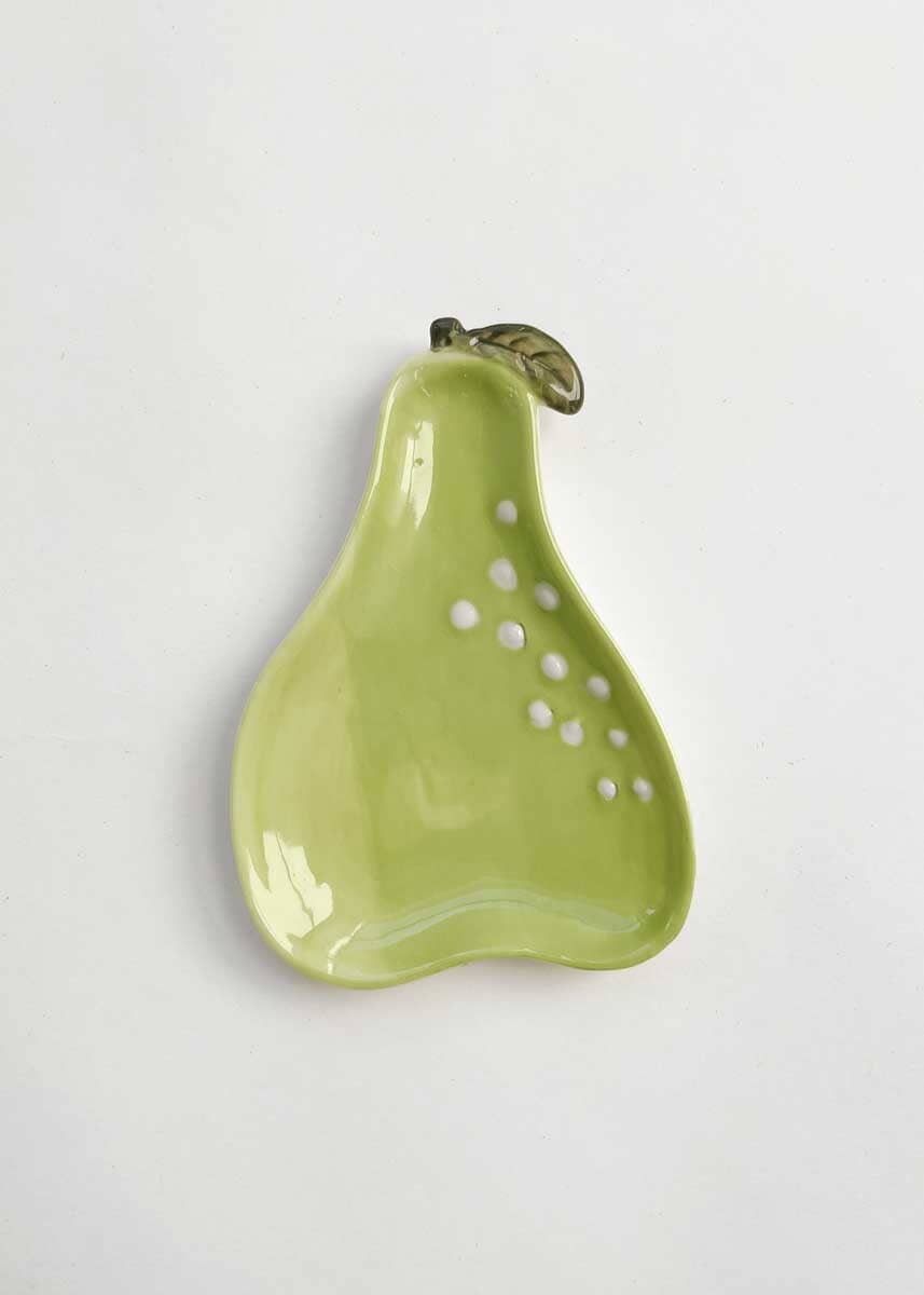 Stoneware Fruit Dish - Pear